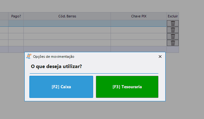Pagamento automático de contas ao finalizar Entrada de NF-e