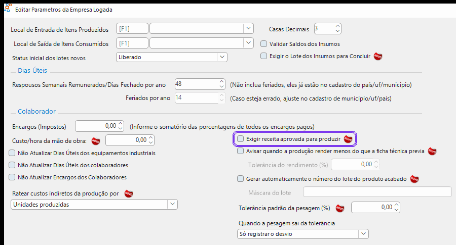 Empresa › Indústria: exigir receita aprovada para produzir